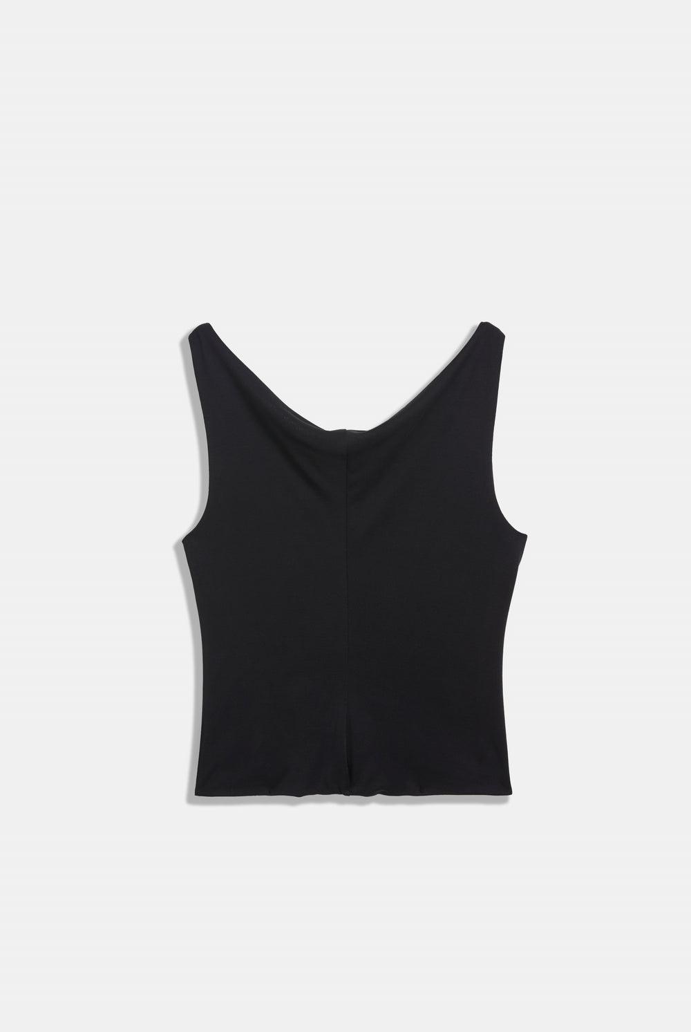 BLACK OUTLINE DIAMANTÉ DRAPE TOP