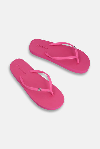 PINK PLAIN PLATFORM FLIP FLOP