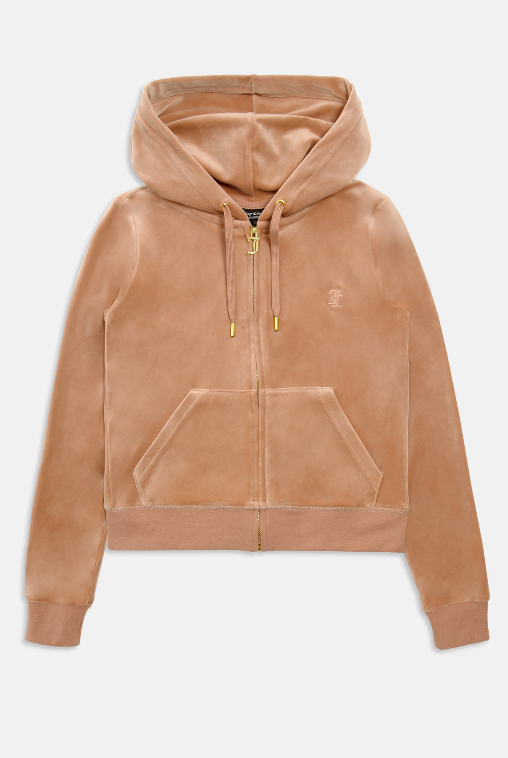 CAFE AU LAIT & GOLD CLASSIC VELOUR ROBERTSON HOODIE