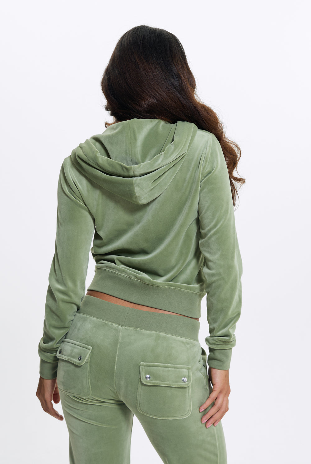 Oil Green Classic Velour Robertson Hoodie