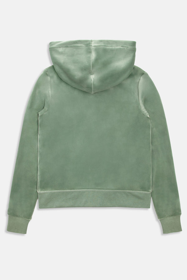 CHINOIS GREEN CLASSIC VELOUR ROBERTSON HOODIE