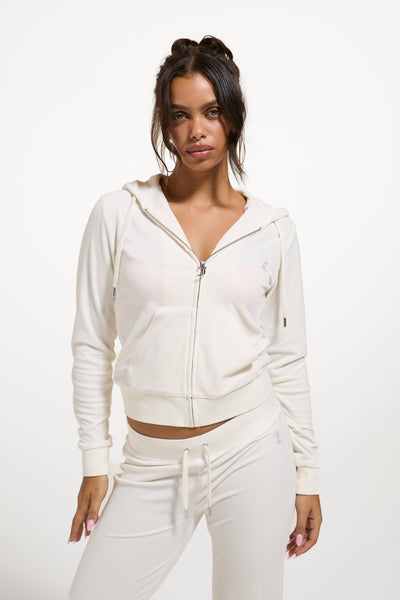 BRIDAL CLASSIC VELOUR HOODIE