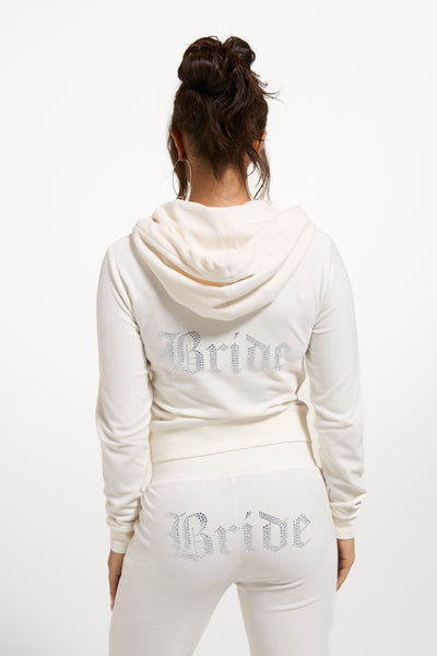 BRIDAL CLASSIC VELOUR HOODIE