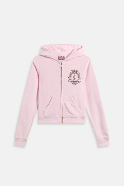 CHERRY BLOSSOM TOWELLING CHATEAU HOODIE