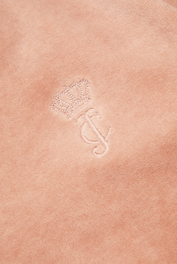 ROSE DUST BAMBOO VELOUR HERITAGE HOODIE
