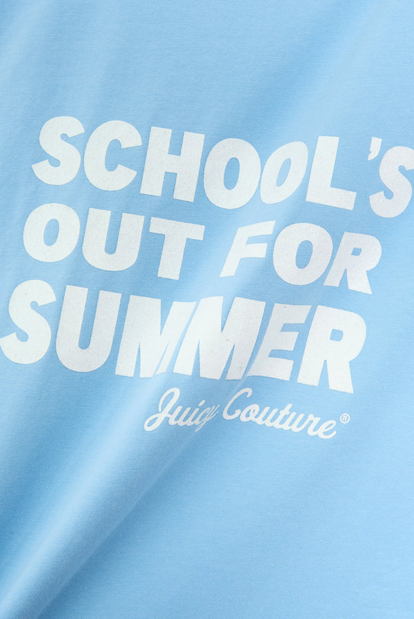 THE ICONS| DUSK BLUE 'SCHOOL'S OUT FOR SUMMER' TANK