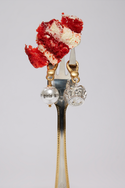 GOLD CRYSTAL CROWN CHARM