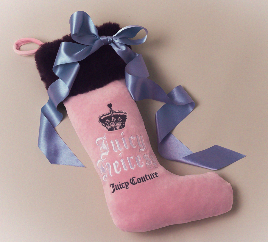 Juicy Heiress Velour Stocking