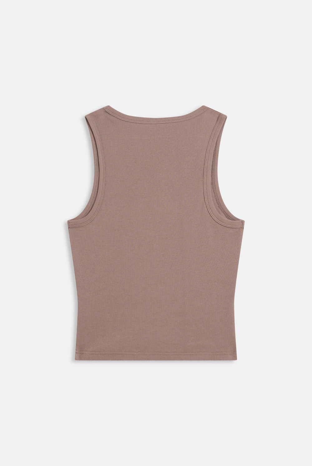 Displays the fungi 'Juicy' branded ribbed outline diamanté racer vest 