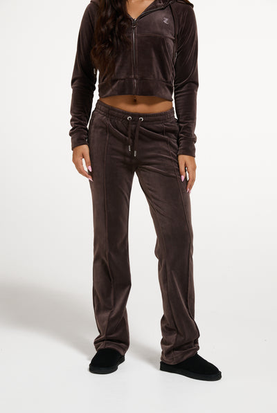 Java Velour Diamanté Tracksuit Bottom