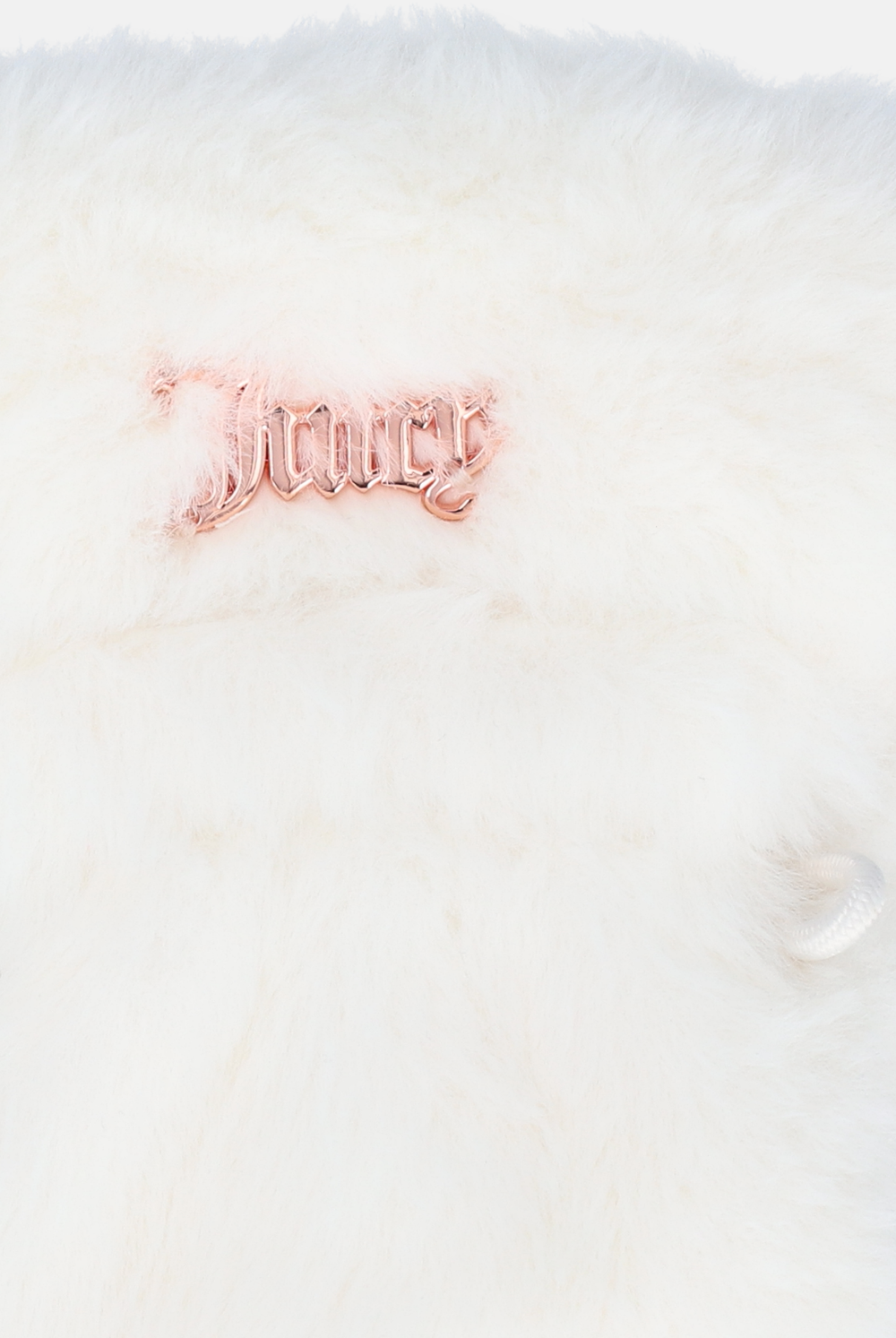 CREAM FAUX FUR MITTENS
