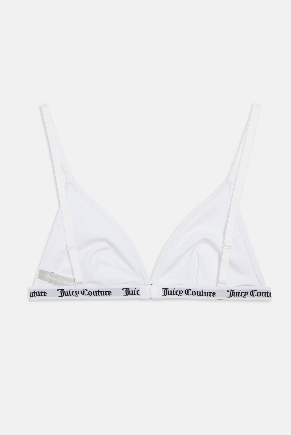 WHITE COTTON TRIANGLE BRA