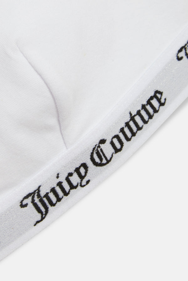 WHITE COTTON TRIANGLE BRA