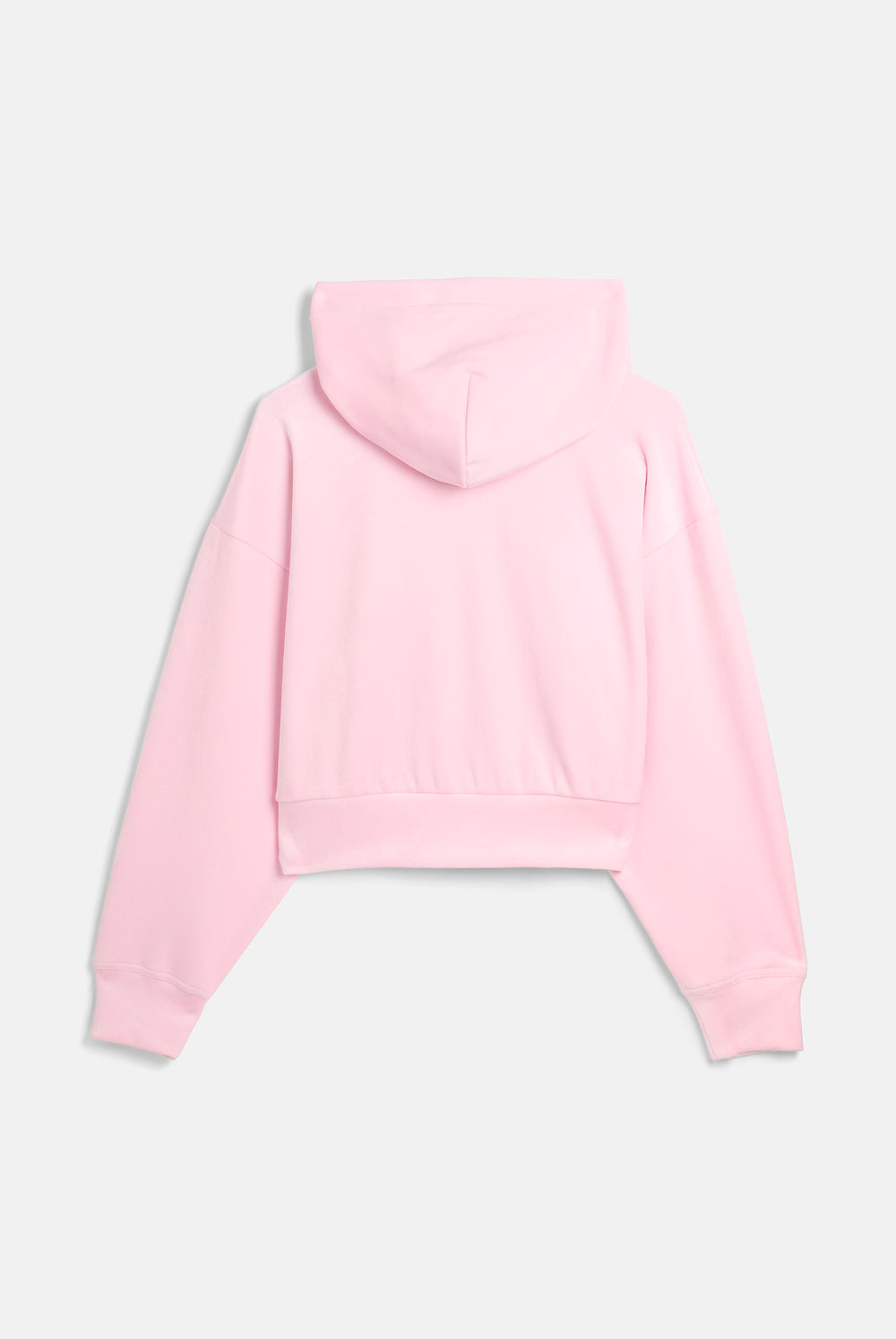 Displays the Cherry Blossom 'Juicy' branded Velour Bonded Hoodie
