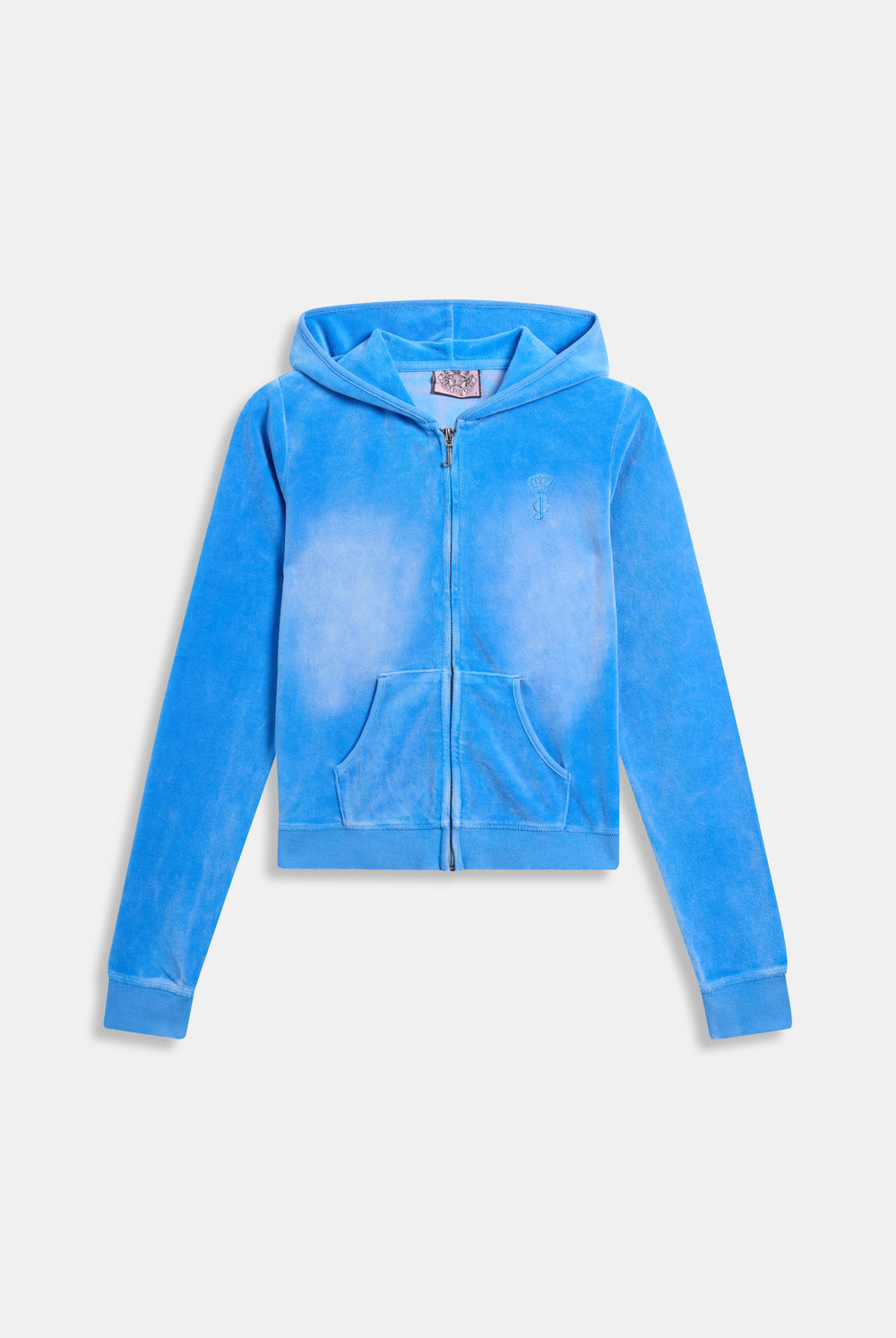Displays the Regatta washed 'Juicy' cotton velour fitted hoodie 