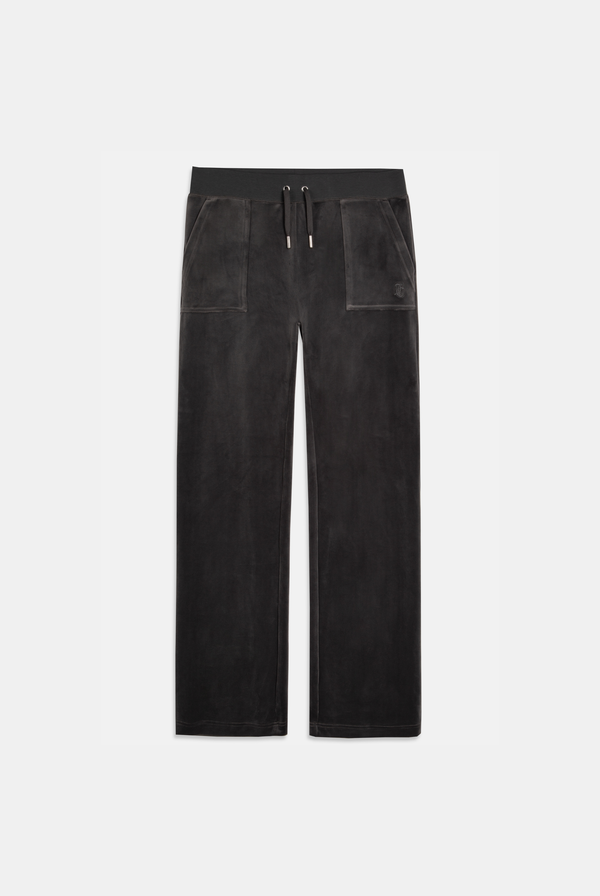 Displays the Top Hat 'Juicy' branded classic velour del ray pocketed bottoms 