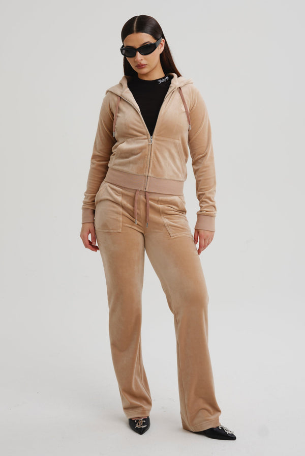 CARAMEL CLASSIC VELOUR ROBERTSON HOODIE