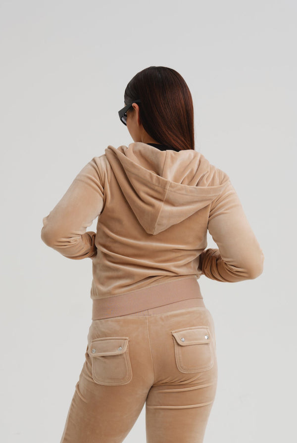 CARAMEL CLASSIC VELOUR ROBERTSON HOODIE