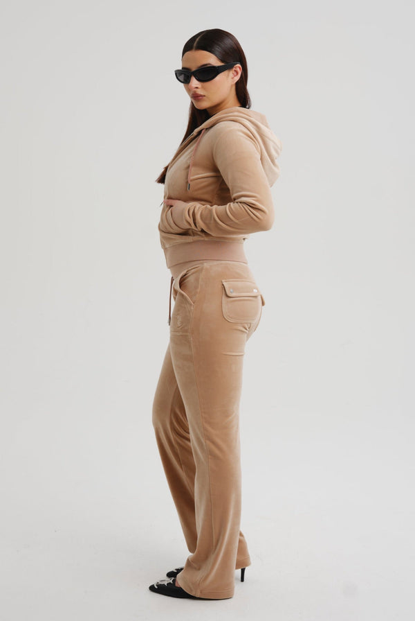 CARAMEL CLASSIC VELOUR ROBERTSON HOODIE